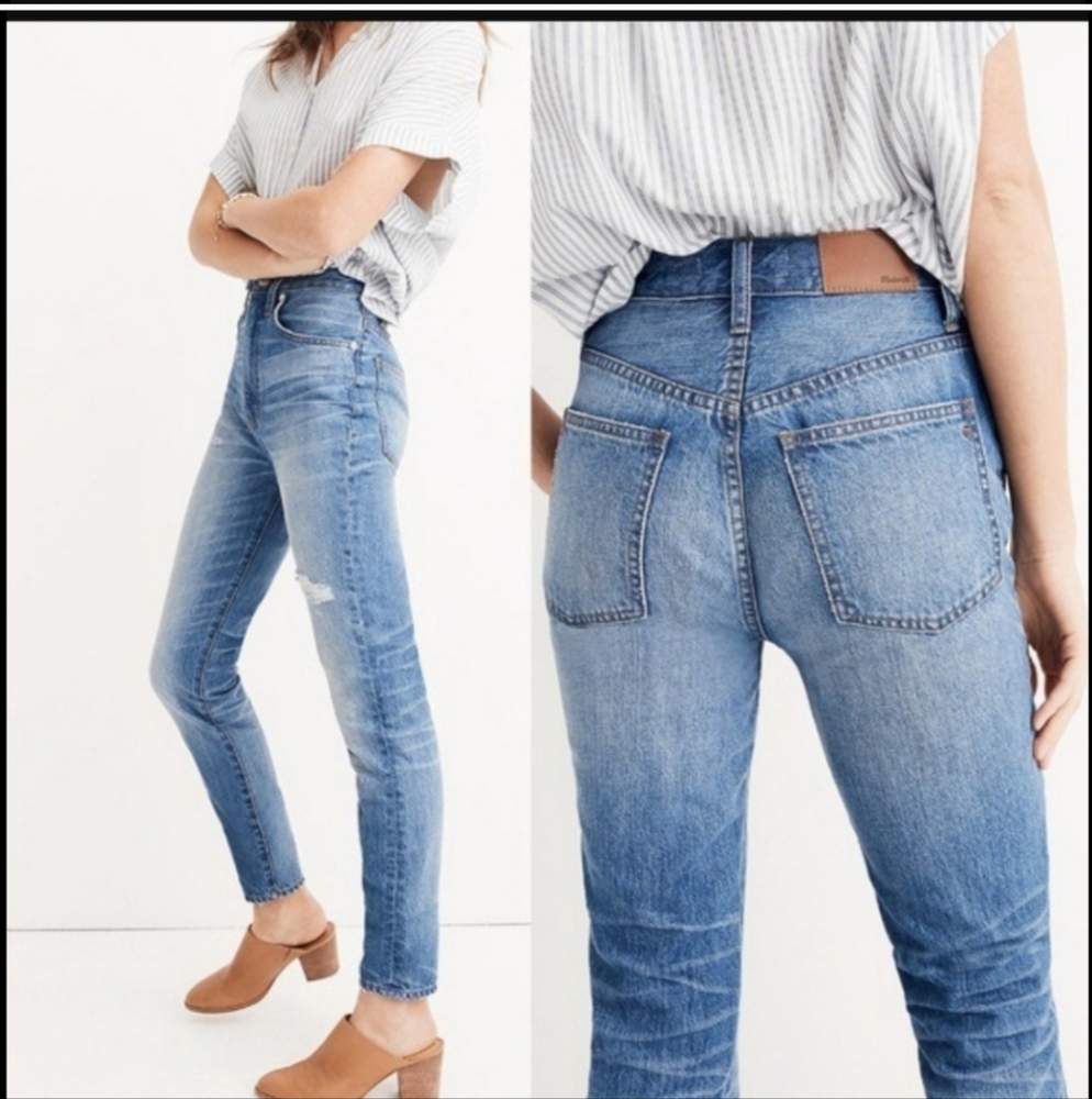 Madewell Rigid Skinny Jeans Size 26 Medium Wash